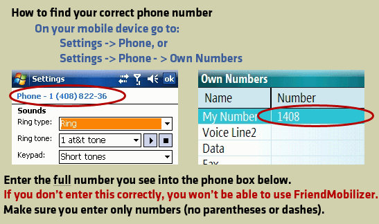 How do you register a mobile phone?